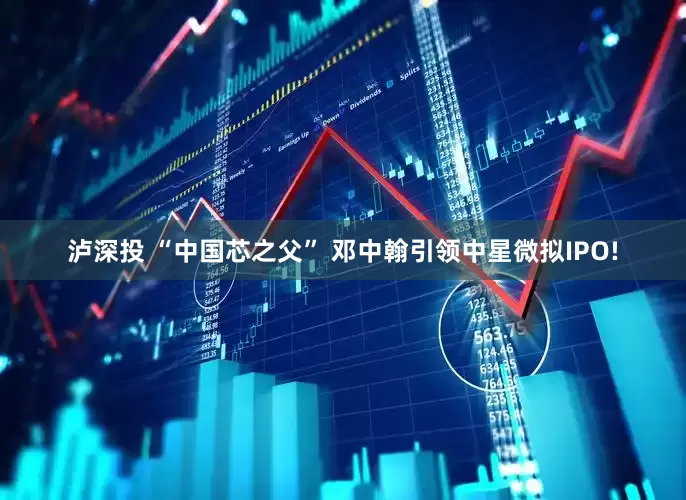 泸深投 “中国芯之父” 邓中翰引领中星微拟IPO!