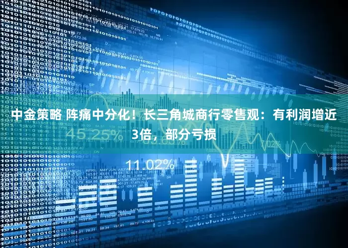 中金策略 阵痛中分化！长三角城商行零售观：有利润增近3倍，部分亏损